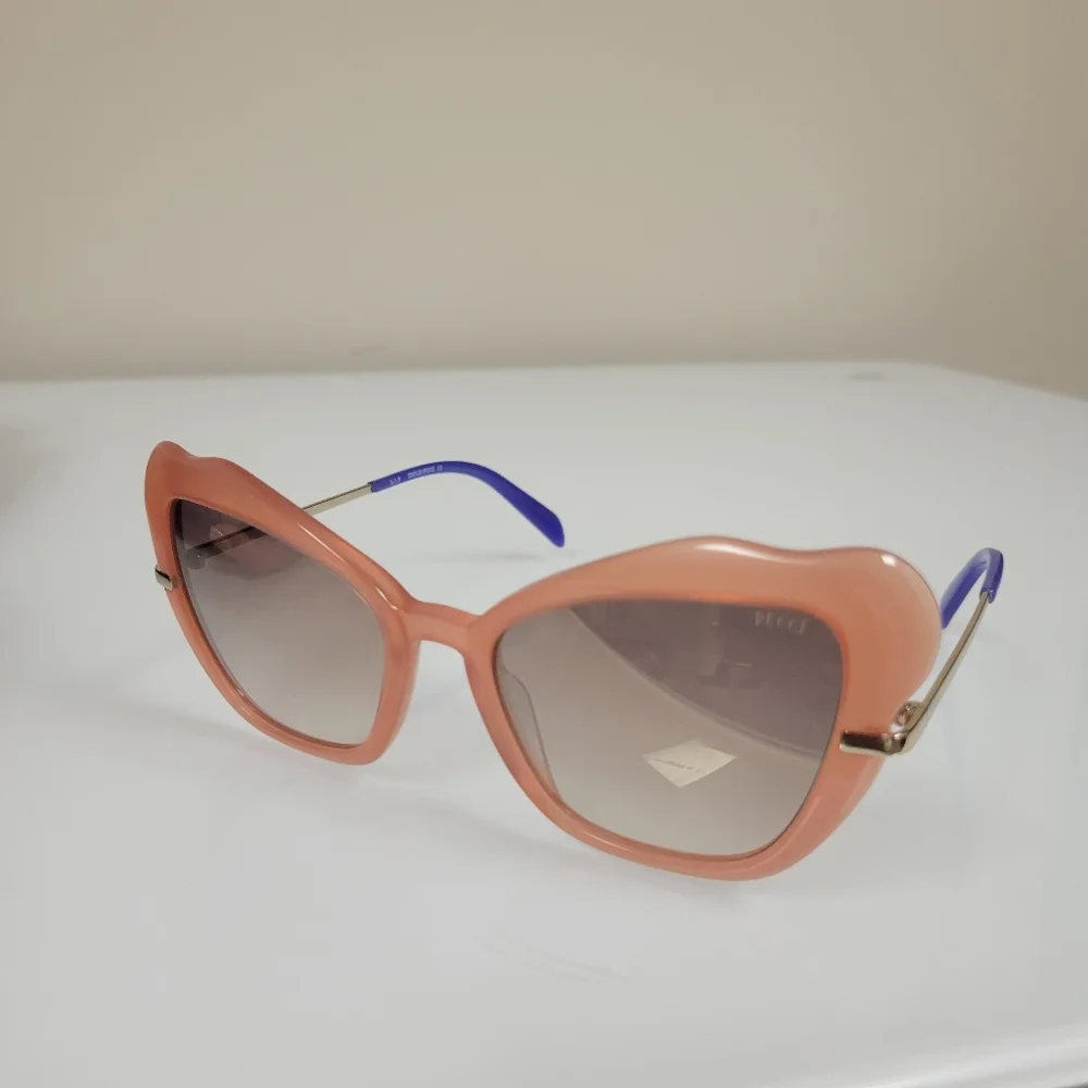 New Emilio Pucci EP135 Butterfly Cat Eye Sunglasses - Picture 3 of 9